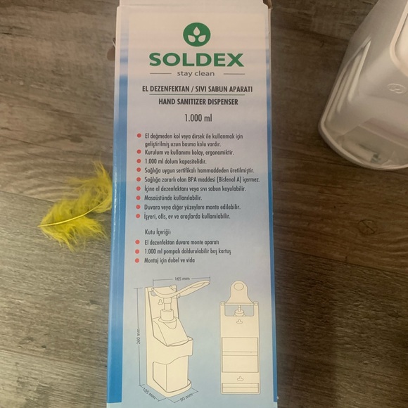 Liquid Dispenser Wall Mount Hand Sanitizer , Soap Dish soap dispenser BPA Free - Picture 5 of 9